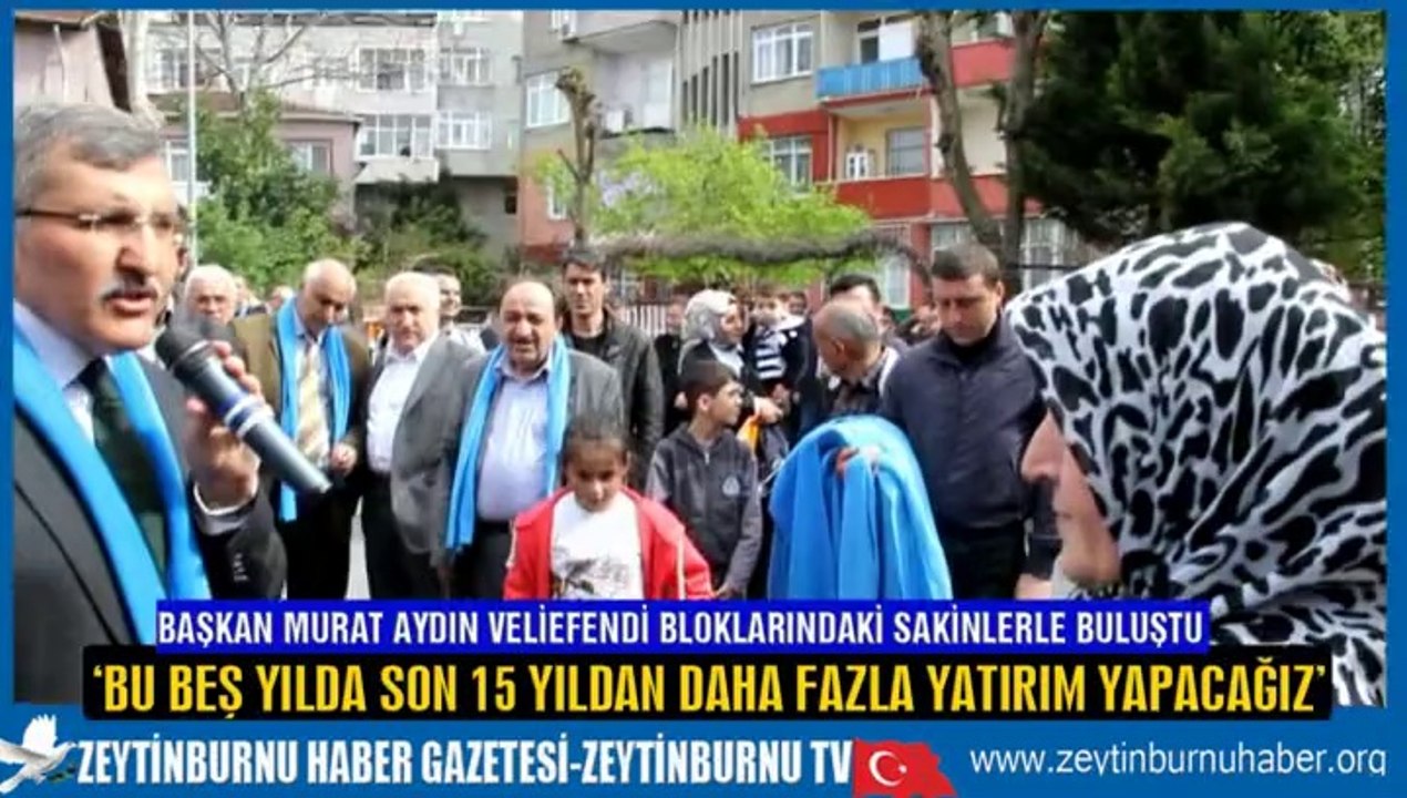 Başkan Aydın Veliefendi Blokları sakinleri ile buluştu