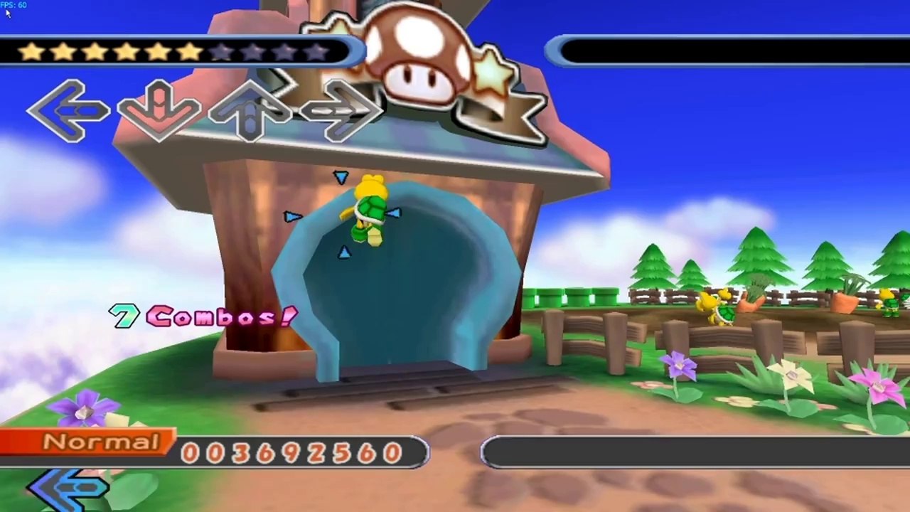 Dance Dance Revolution Mario Mix HD on Dolphin Emulator (Widescreen Hack) part2