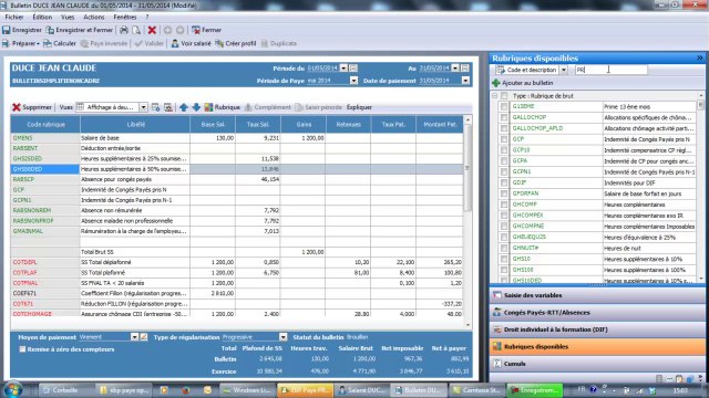 EBP paye open line : Le bulletin de paye