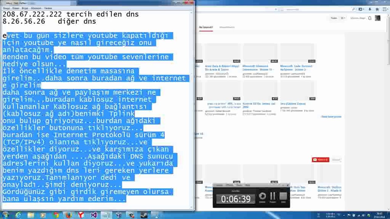 youtube dns(1)
