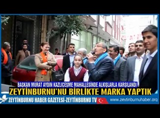 Başkan Murat Aydın Kazlıçeşme Mahhallesinde Alkışlarla Karşılandı