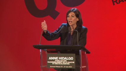 Discours d'Anne Hidalgo : le dernier meeting de la campagne