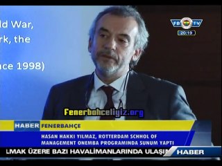 Hasan Hakkı Yılmaz, Rotterdam School of Management One MBA programında sunum yaptı