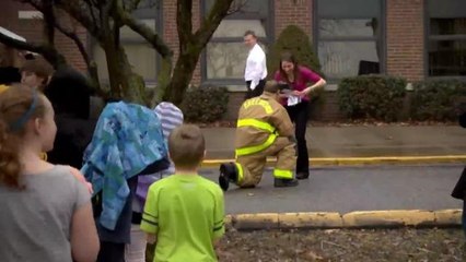 Fireman Proposes to Teacher During Fire Drill