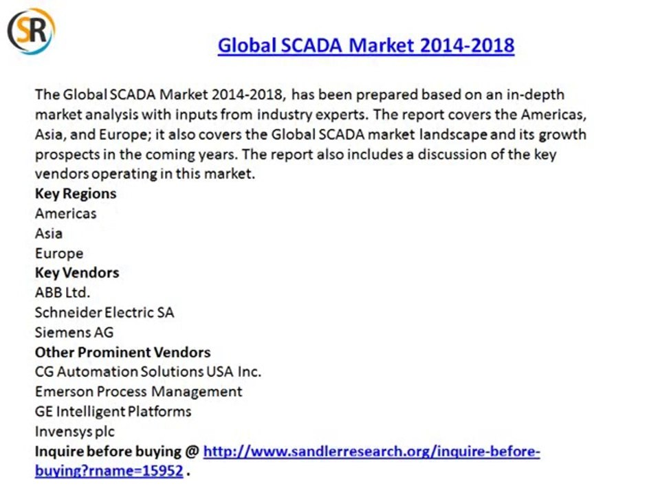 2018 World SCADA Industry Strategies and Goal Prospects