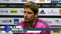 TOP 14 avant match - Stade Français-Racing Métro 92 - Pascal Pape-Nivolas Sylvain-Gonzalo Quesada