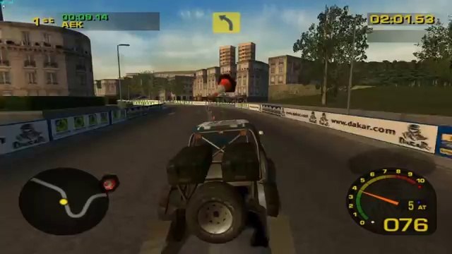 Dakar 2 HD on Dolphin Emulator (Widescreen Hack) part2