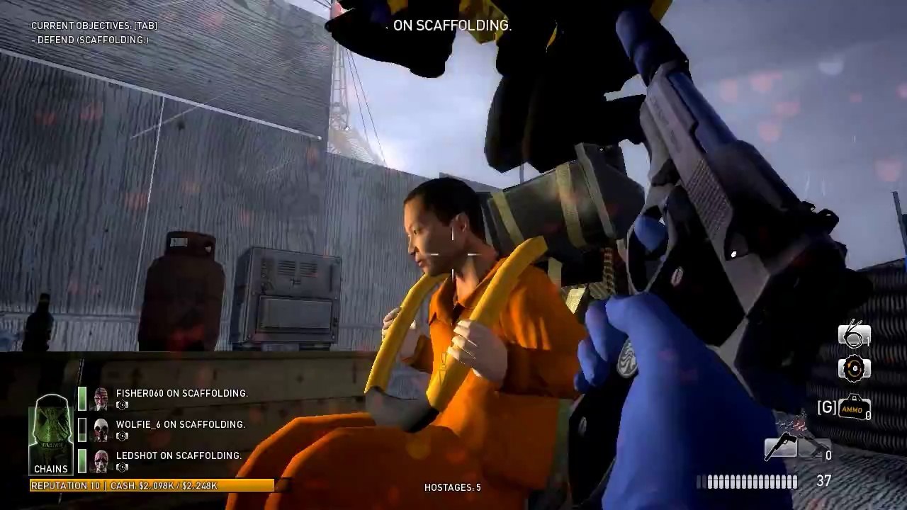 Lets Play PAYDAY The Heist Episode 10 Featuring Wolfie (Max Settings)