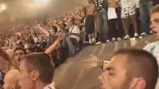 Supporters Marseillais lors de PSG-OM