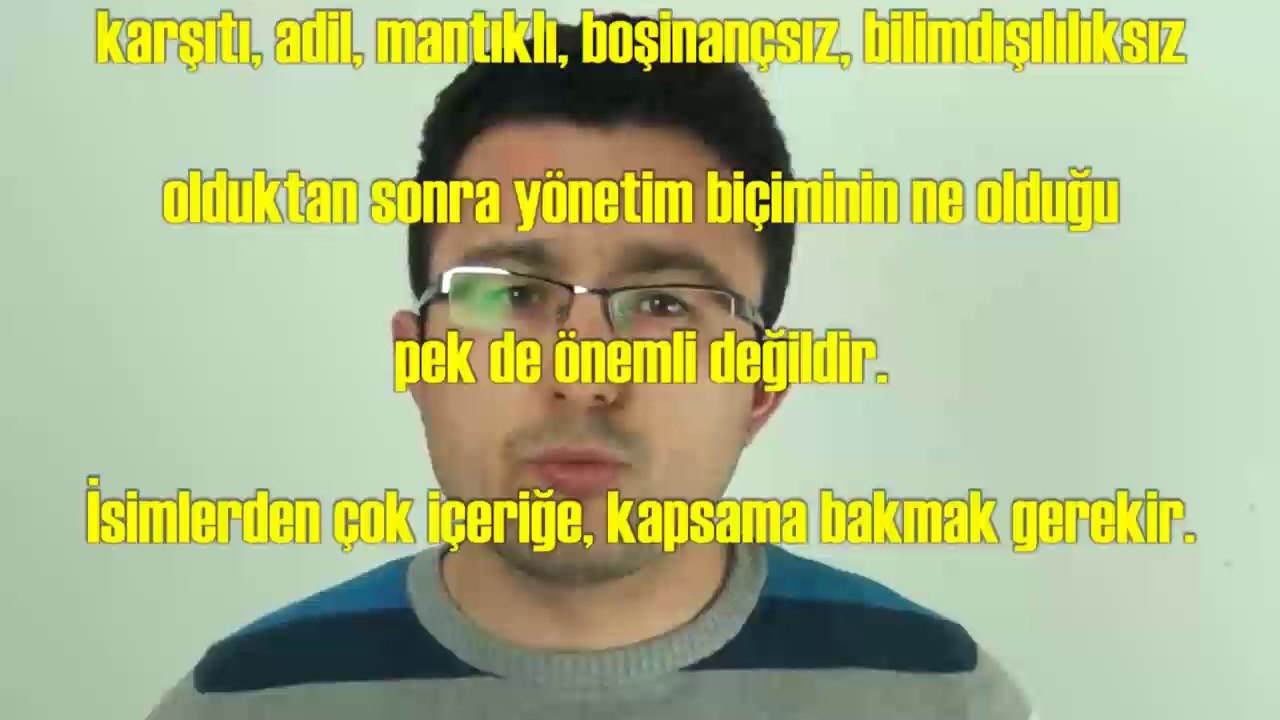 Oy Verme [adlı şeriat çağrısına REDD]