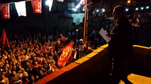 MHP Bağlar mah. mitingi. Suphiye GÜLEROĞLU