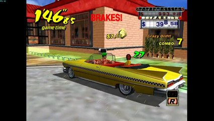 Crazy Taxi HD on Dolphin Emulator