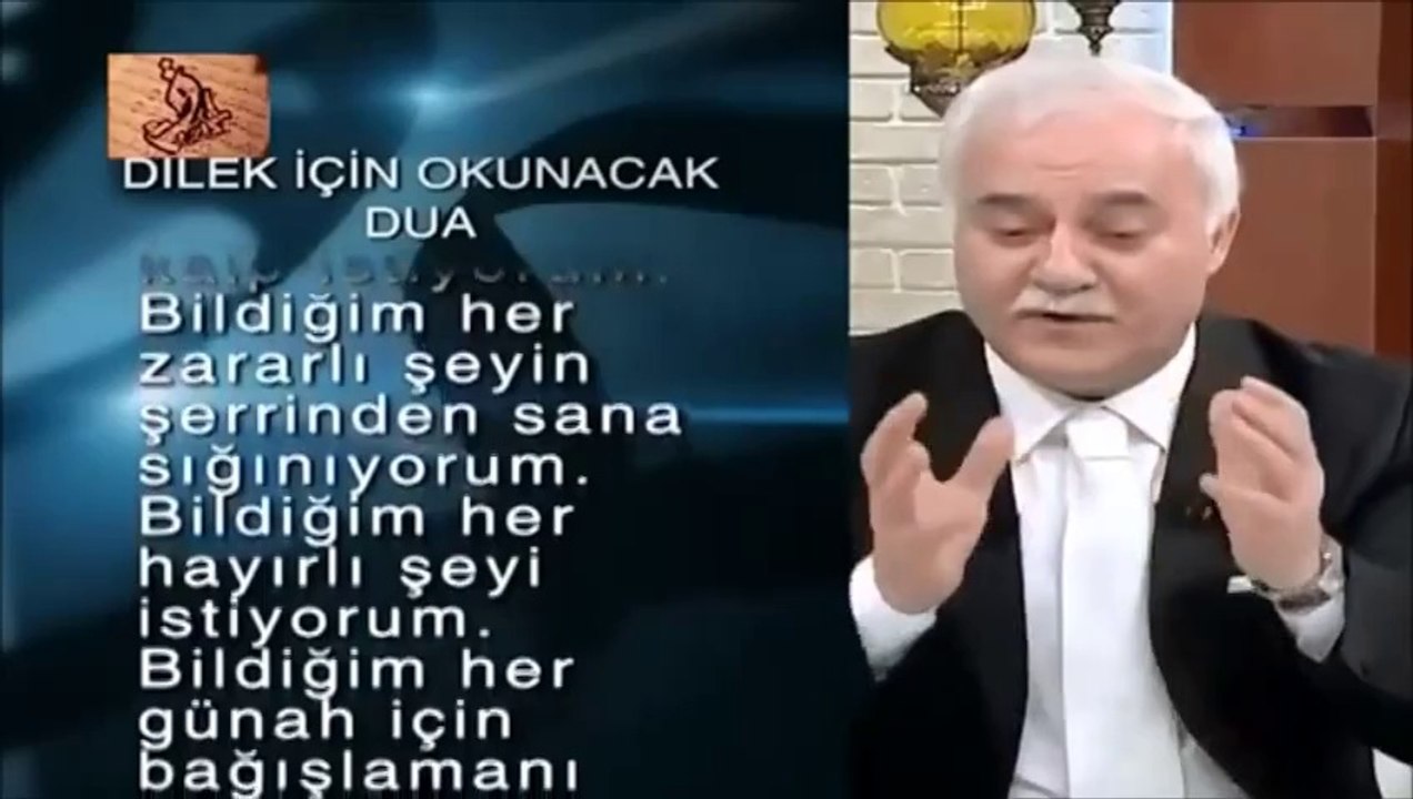 Nihat Hatipoglu Dilek icin okunacak Dua