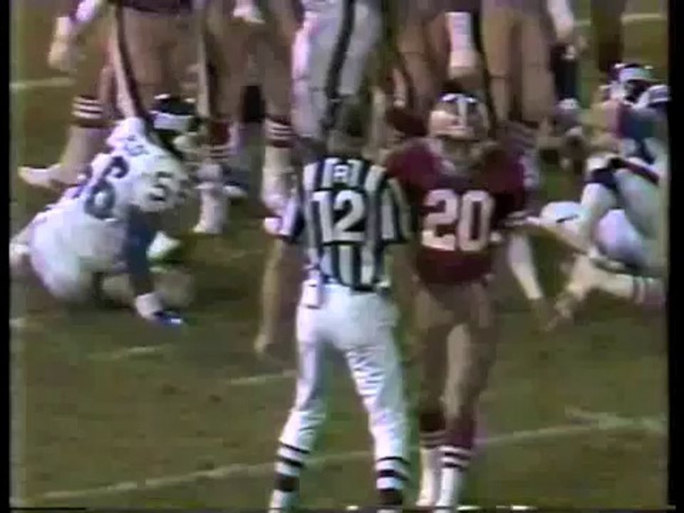 Joe Morris TD catch vs 49ers