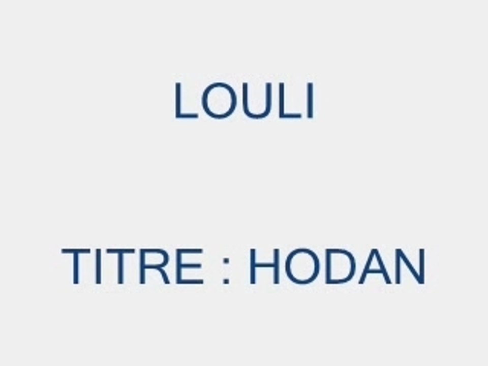 Louli - Hodan