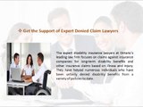 Claim Denied Victims Can Get the Compensation They Deserve with the Best Disability Insurance Lawyers