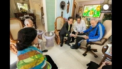 Fidel Castro reaparece en aparente buena forma ante el primer ministro vietnamita
