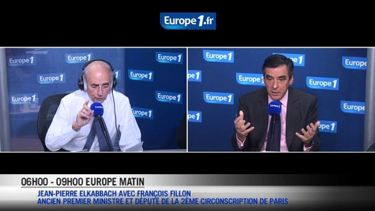 François Fillon, invité d'Europe 1