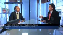 Luc Ferry, invité de Guillaume Durand avec LCI