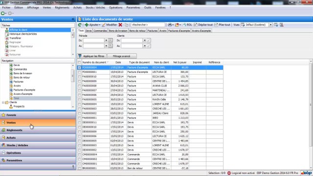 EBP Gestion Commerciale Open Line : les réapprovisionnements automatique