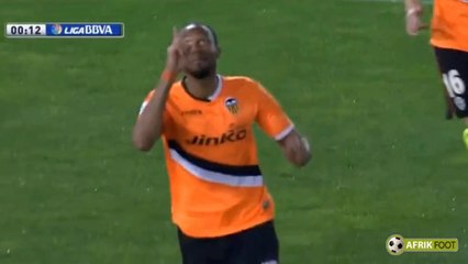 Troisième but le plus rapide de l'histoire de la Liga pour Seydou Keita (Valence) face à Almeria