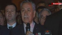 Arınç: Allah onların bin kere belasını versin