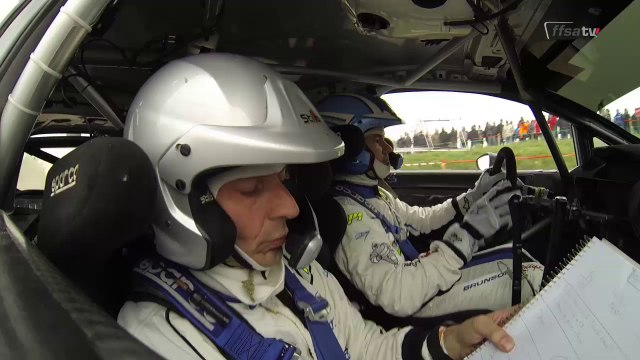 Eric Brunson au Touquet au volant de sa nouvelle Ford Fiesta WRC