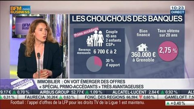 Les chouchous des banques pour les crédits immobiliers: Sandrine Allonier, dans Intégrale Placements – 28/03
