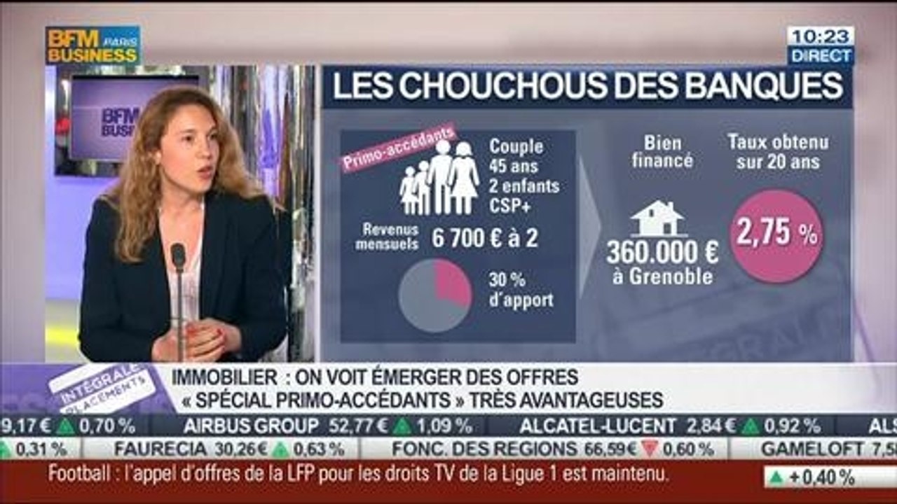 Les chouchous des banques pour les crédits immobiliers: Sandrine Allonier, dans Intégrale Placements – 28/03