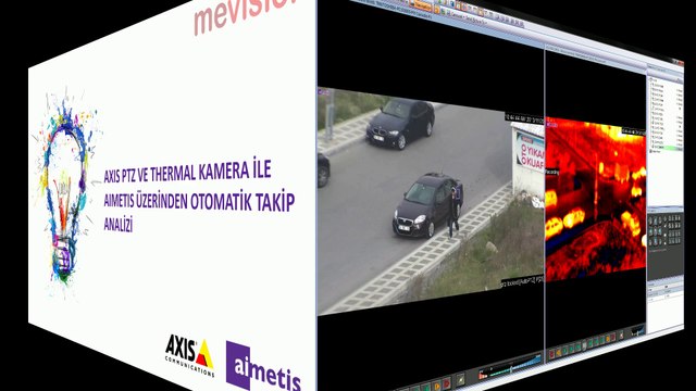 Aimetis Symphony Otomatik PTZ Takip Analizi ( Axis PTZ ve Thermal Kamerayla )
