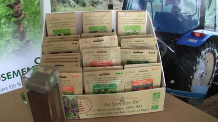 Cyriaque Crosnier-Mangeat (agrosemens)  au Salon Ille et Bio 2013