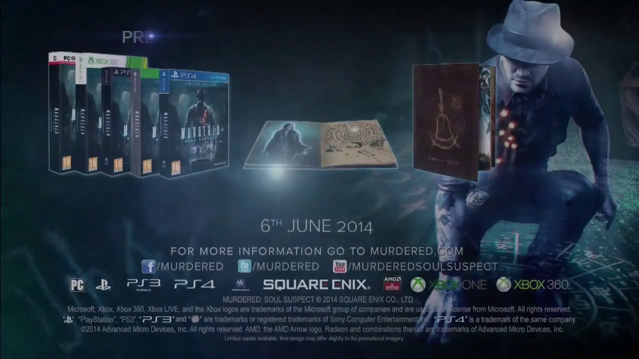 Murdered soul suspect PS4 et xbox one