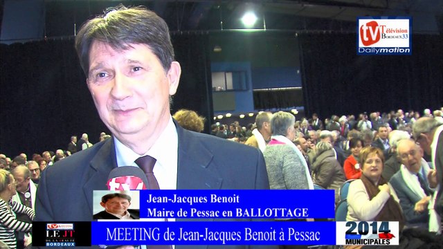 TVBordeaux33 MEETING de Jean-Jacques Benoit avec le soutient Alain rousset un homme politique de poids