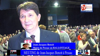 TVBordeaux33 MEETING de Jean-Jacques Benoit  avec le soutient Alain rousset un homme politique de poids