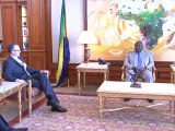 Audience accordée par le Président gabonais à Dante Paradiso, Chargé d'Affaires de l'Ambassade des Etats-Unis au Gabon