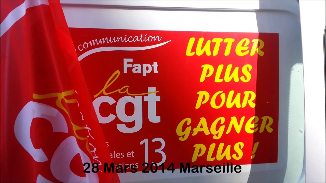 Manif CGT FREE 28 mars 2014