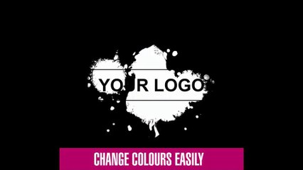 Ink Blot Logo Reveal - After Effects Template