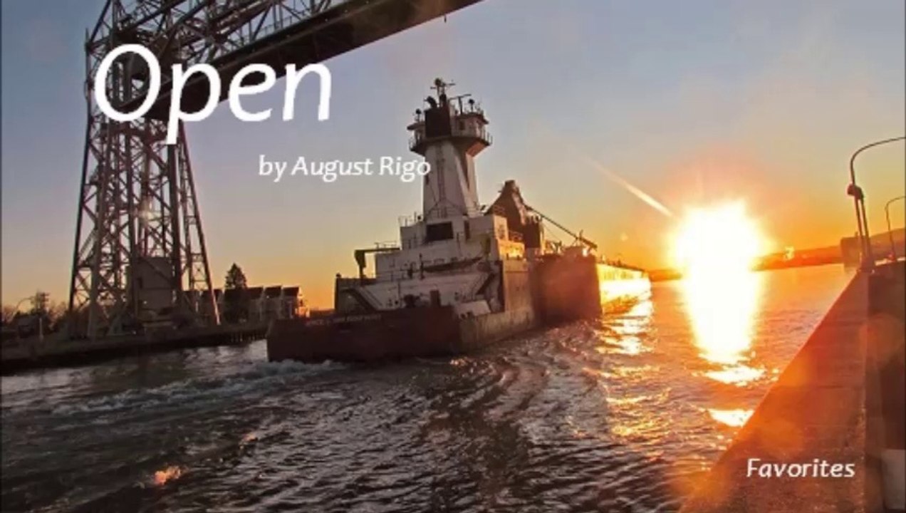 Open by August Rigo (R&B - Favorites)