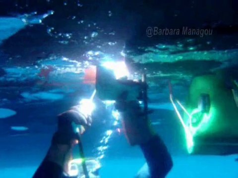 Barbara Managou commercial diver Underwater welding