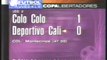 DEPORTIVO CALI 2X0 COLO COLO (CHI) ABRIL 14 de 1999 COPA LIBERTADORES ESPN