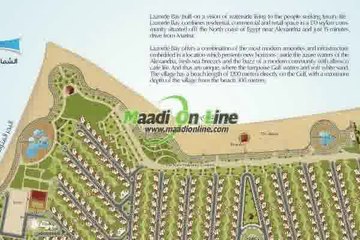 شاليهات للبيع بقرية لازوردى باى بالساحل 35 40  مقدم