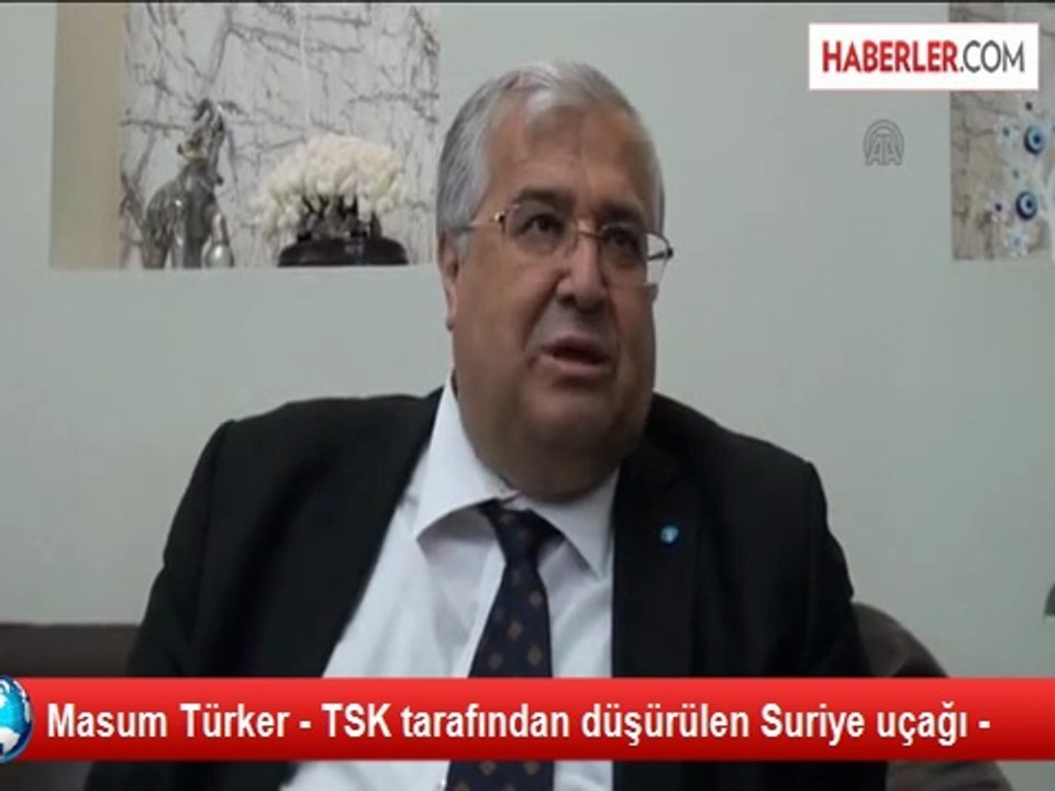Masum Türker - TSK tarafından düşürülen Suriye uçağı -