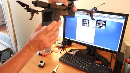 Attach GoPro to AR Drone 2.0 - Tutorial