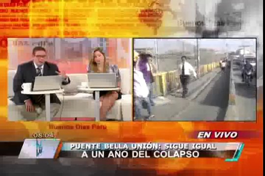 Vecinos de SMP protestan por obras inconclusas en Puente Bella Unión