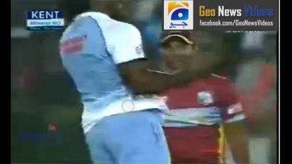 Epic celebration of Westindian players after winning against Austrailia