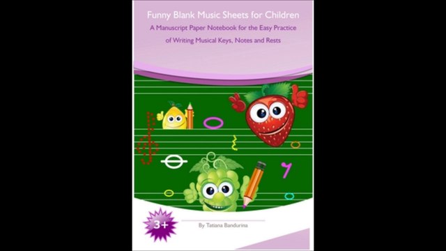 Funny Blank Music Sheets for Children