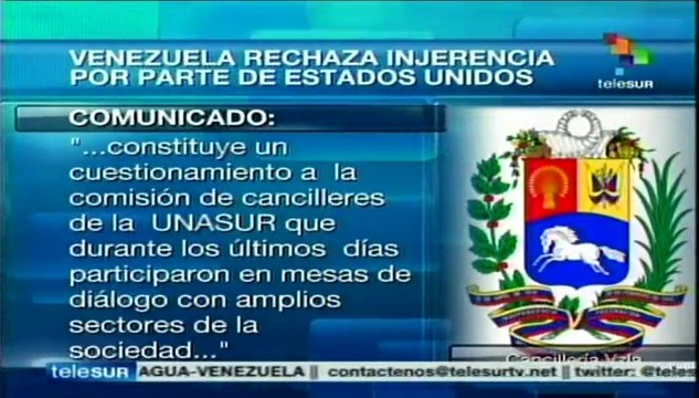 Palabras de Jacobson exhiben el injerencismo de EEUU, dice Caracas