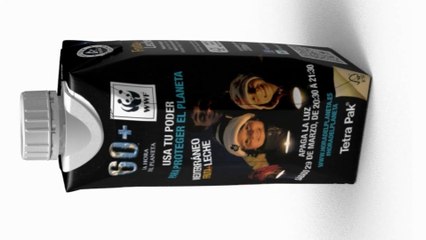 Envase especial de Tetra Pak para La HORA del PLANETA