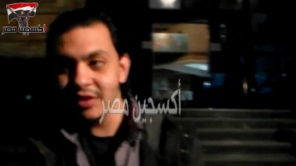 شاب مسيحى يتضامن مع 529 اخوانى المحكوم عليهم بالاعدام امام نقابة الصحفيينe