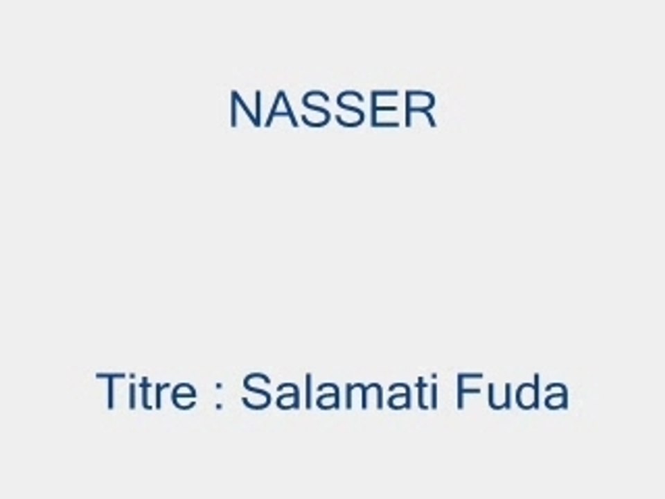 NASSER - Salamati Fuda